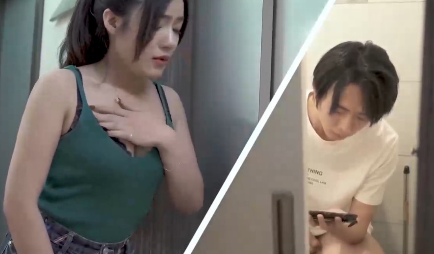 Vừa chơi game vừa bắn tinh vào lồn em hàng xóm